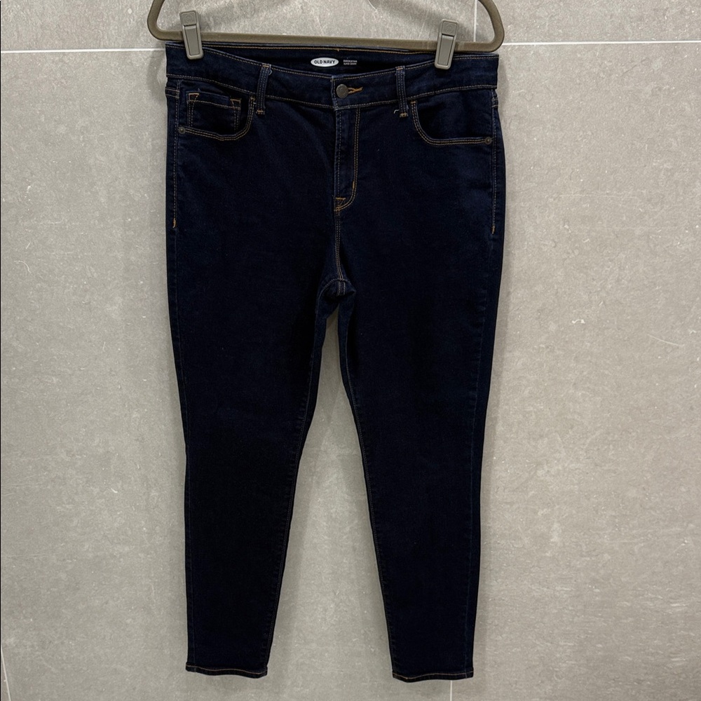 Old Navy Women's Dark Blue Skinny Jeans